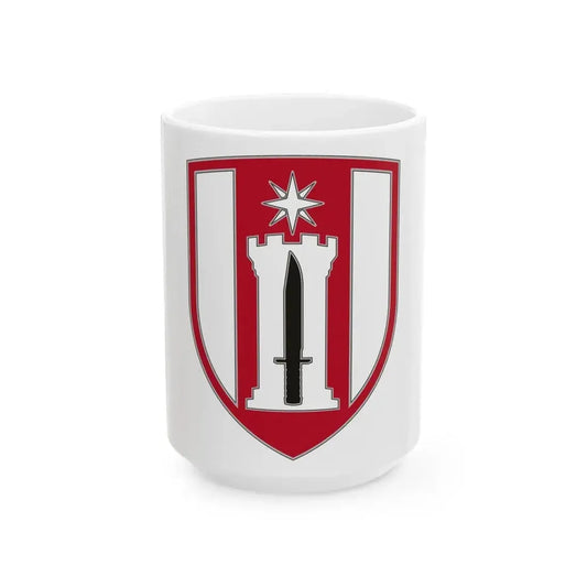 372 Engineer Brigade (U.S. Army) White Coffee Mug 15oz - Go Mug Yourself