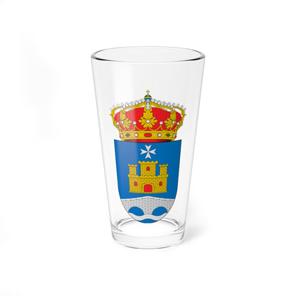 Escudo de Castejón del Puente (Spain) (Coat of Arms) Pint Glass 16oz