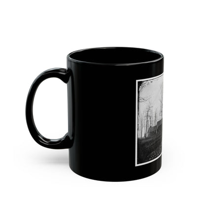 Rappahannock Station, Va. Quarters Of Field And Staff Officers, 50th New York Engineers (U.S. Civil War) Black Coffee Mug