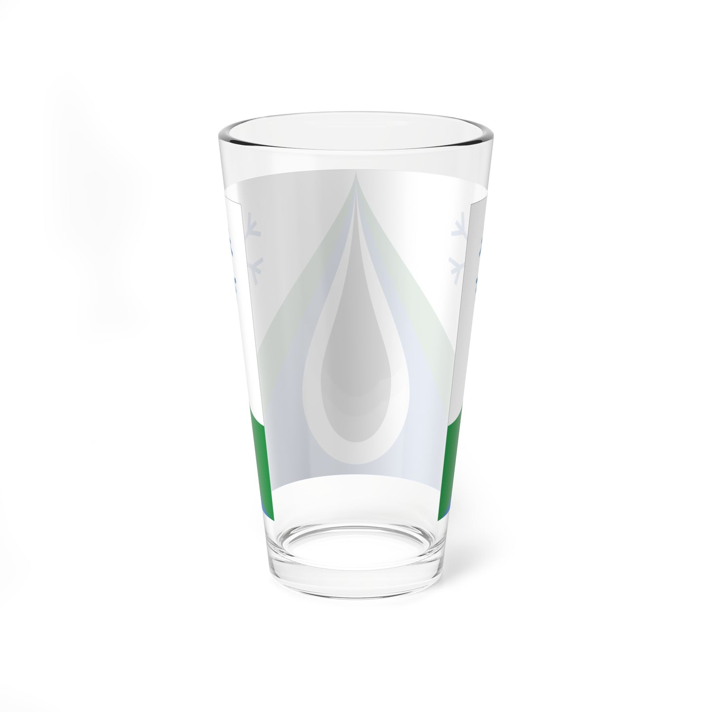 Flag of Severny rayon Novosibirsk oblast 2006 (Russia) Pint Glass 16oz