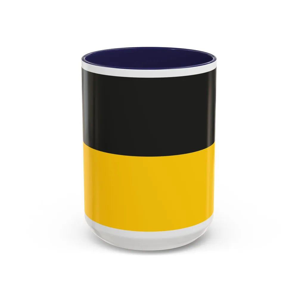 Flag of Gera Germany - Accent Coffee Mug-15oz-Navy-Go Mug Yourself