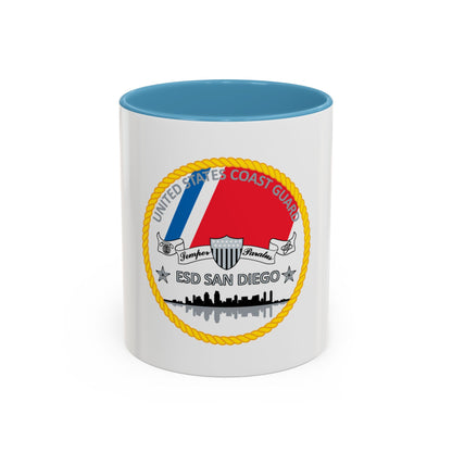 USCG ESD San Diego (U.S. Coast Guard) Accent Coffee Mug