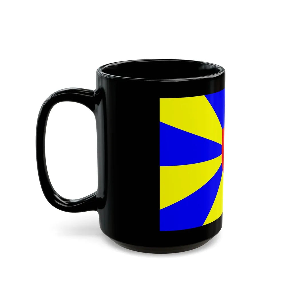 Flag of West Flanders Belgium - Black Coffee Mug-Go Mug Yourself