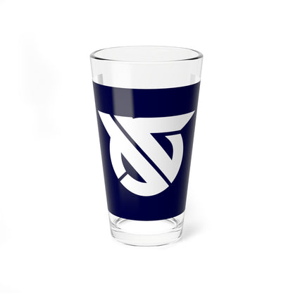 Flag of Kitajima Tokushima (Japan) Pint Glass 16oz
