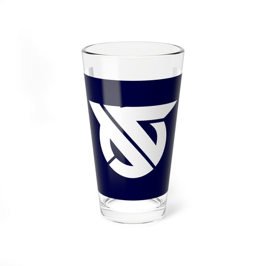 Flag of Kitajima Tokushima (Japan) Pint Glass 16oz