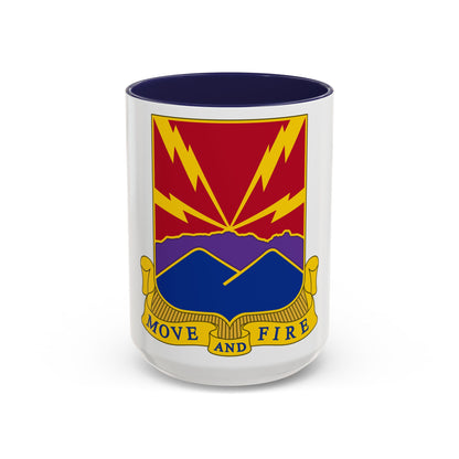 593rd Field Artillery Battalion (U.S. Army) Accent Coffee Mug