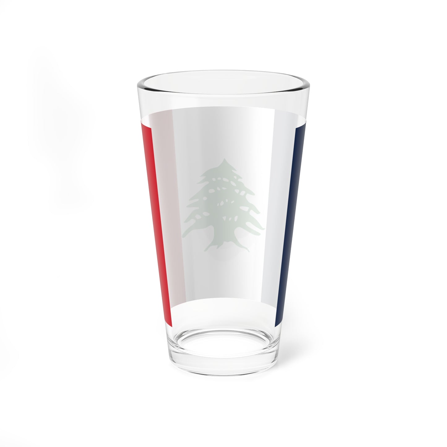 Flag of Lebanon during French Mandate 1920-1943 (Lebanon) Pint Glass 16oz