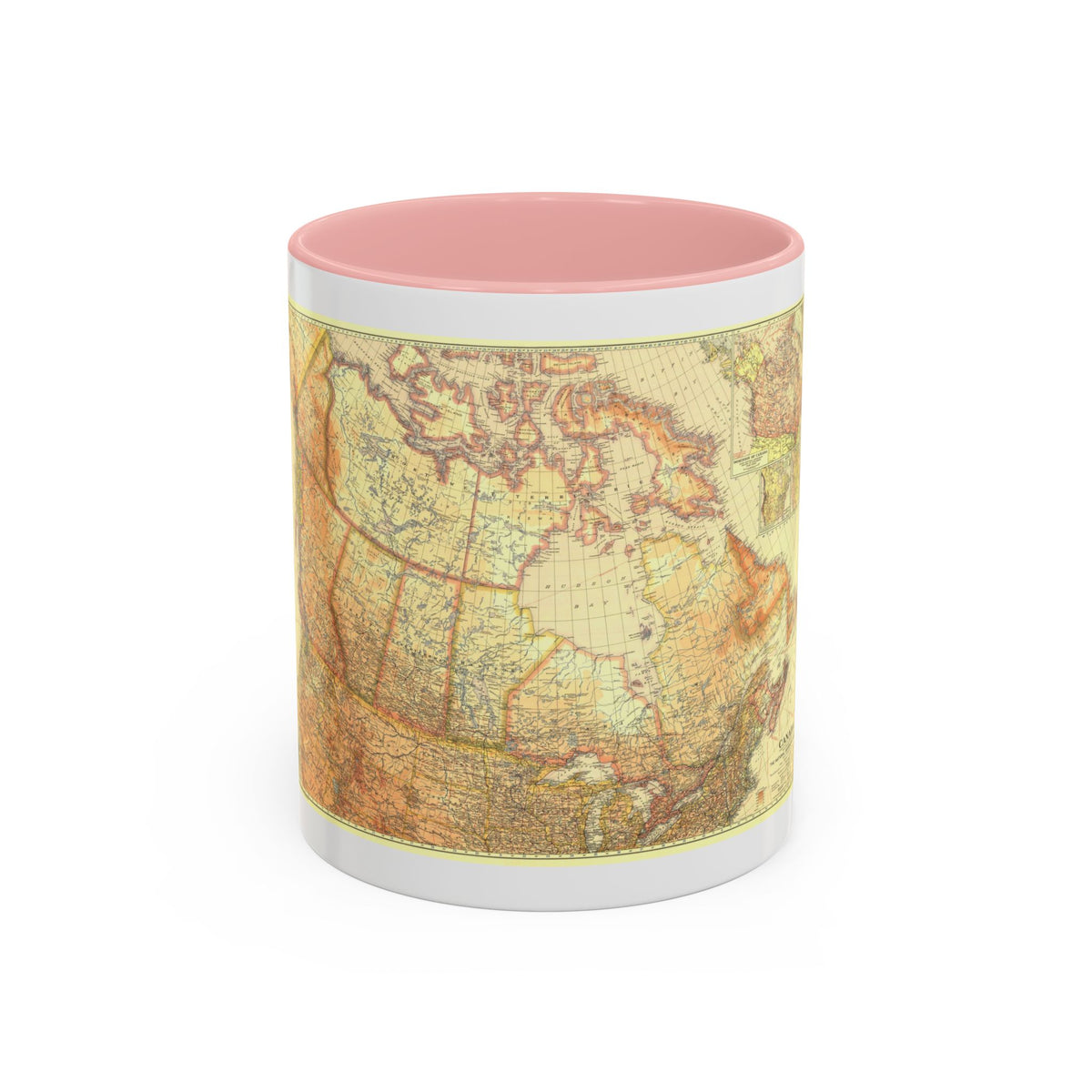 Canada (1936) (Map) Accent Coffee Mug