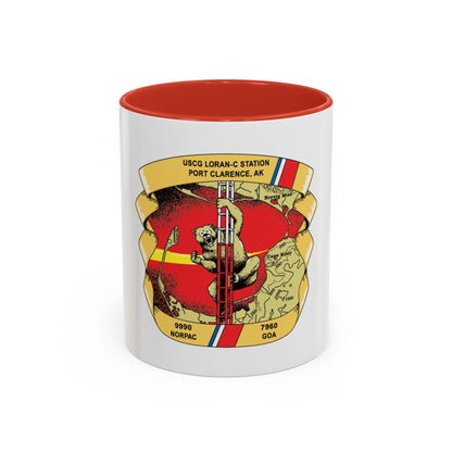 USCG Loran C  Station Port Clarence AK (U.S. Coast Guard) Accent Coffee Mug