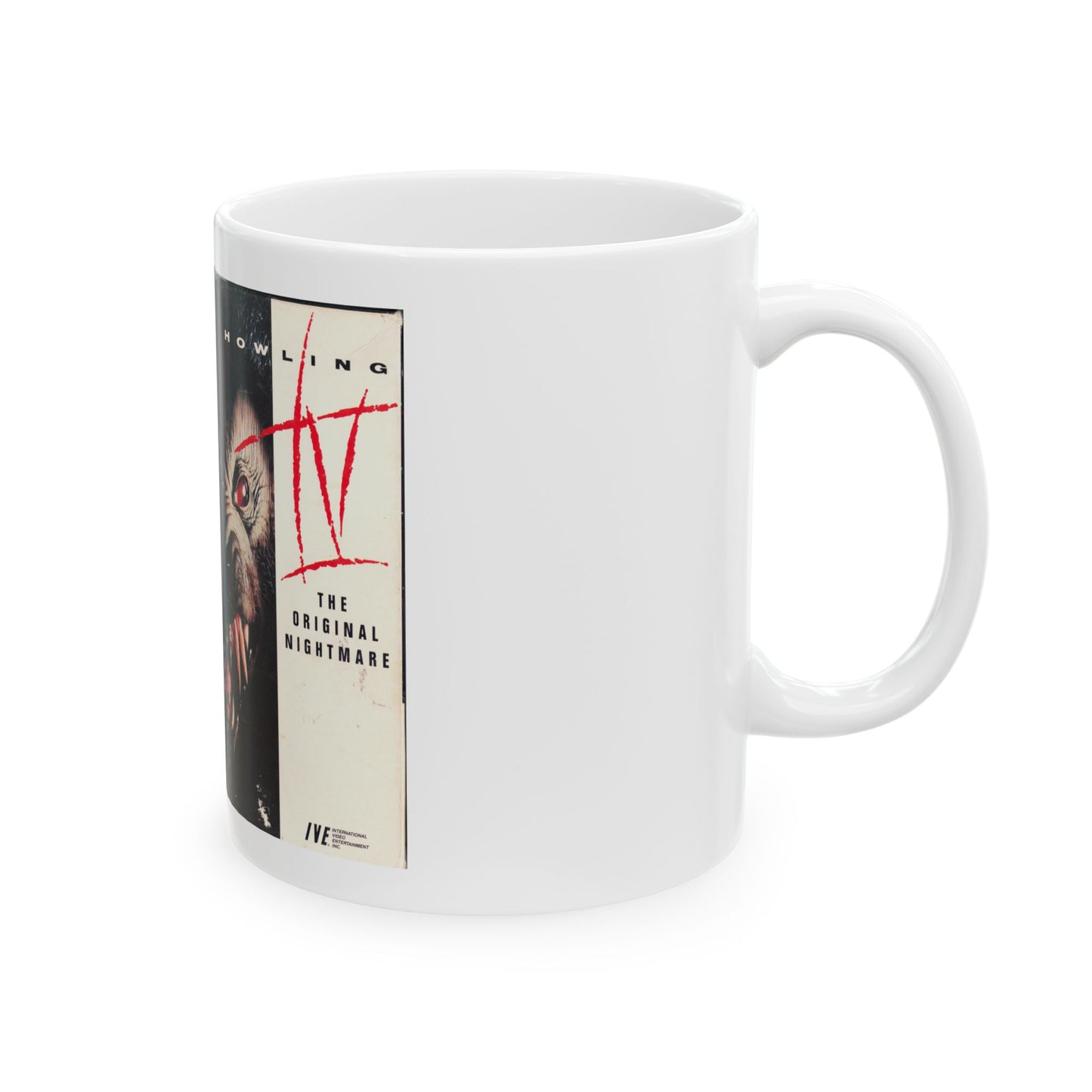 HOWLING IV THE ORIGINAL NIGHTMARE (VHS COVER) - White Coffee Mug