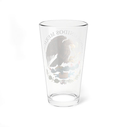 Seal of the Government of Mexico (Mexico) (Coat of Arms) Pint Glass 16oz