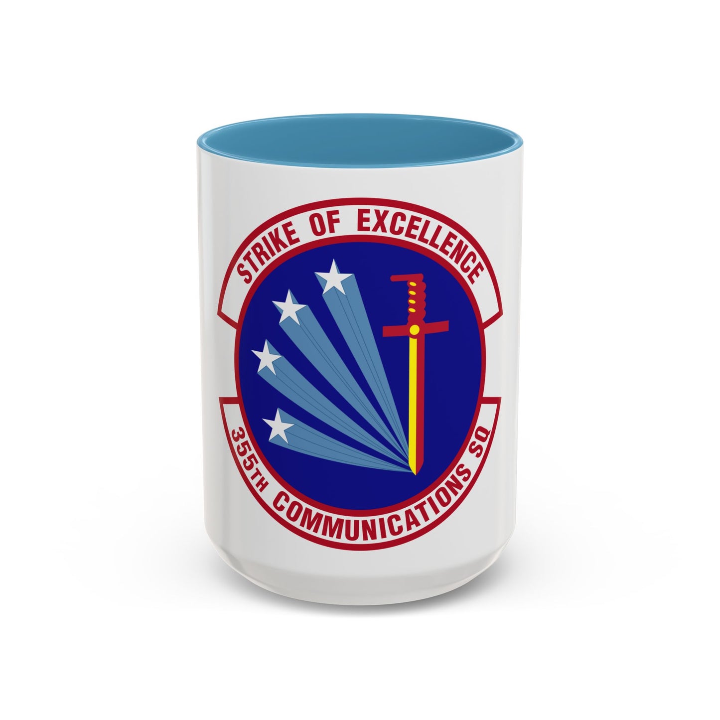 355 Communications Squadron ACC (U.S. Air Force) Accent Coffee Mug
