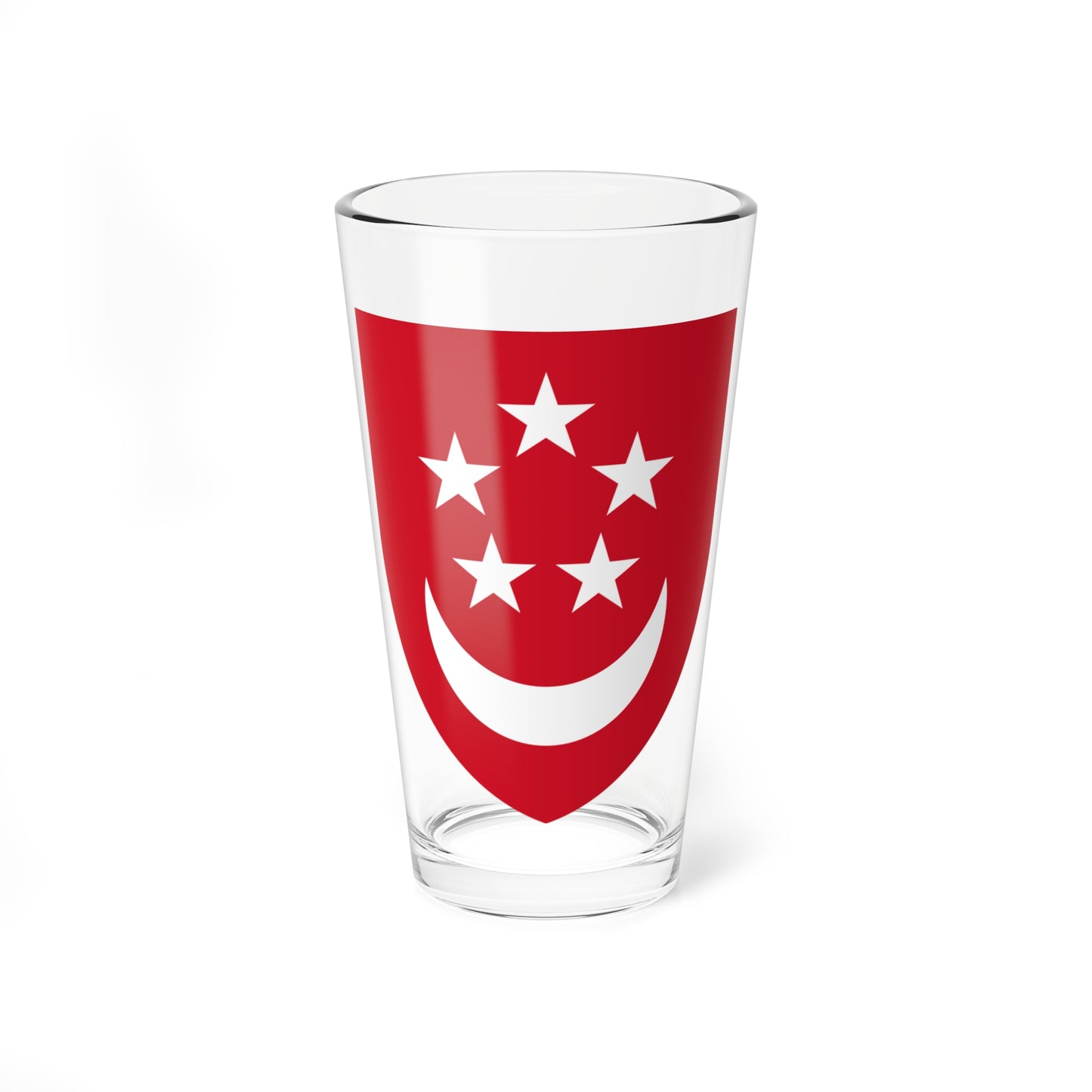 Shield of Singapore (Singapore) (Coat of Arms) Pint Glass 16oz