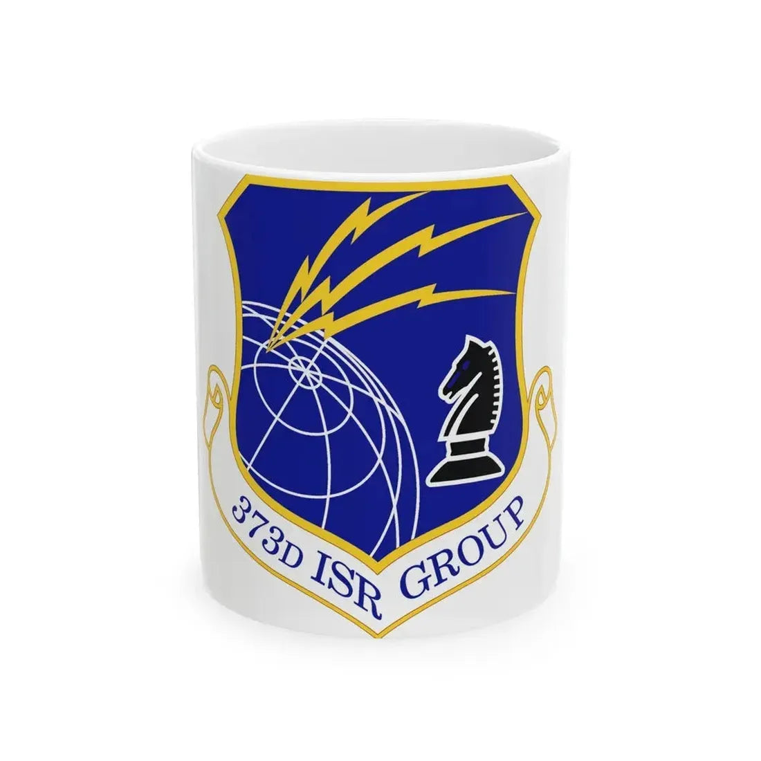 373 Intelligence Surveillance and Reconnaissance Group AFISRA (U.S. Air Force) White Coffee Mug 11oz - Go Mug Yourself