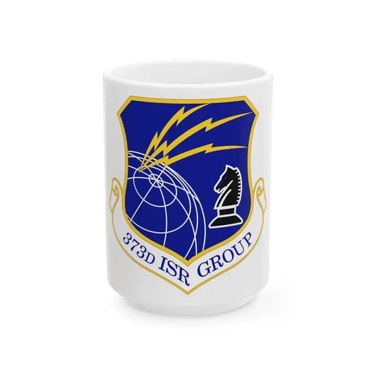 373 Intelligence Surveillance and Reconnaissance Group AFISRA (U.S. Air Force) White Coffee Mug 15oz - Go Mug Yourself