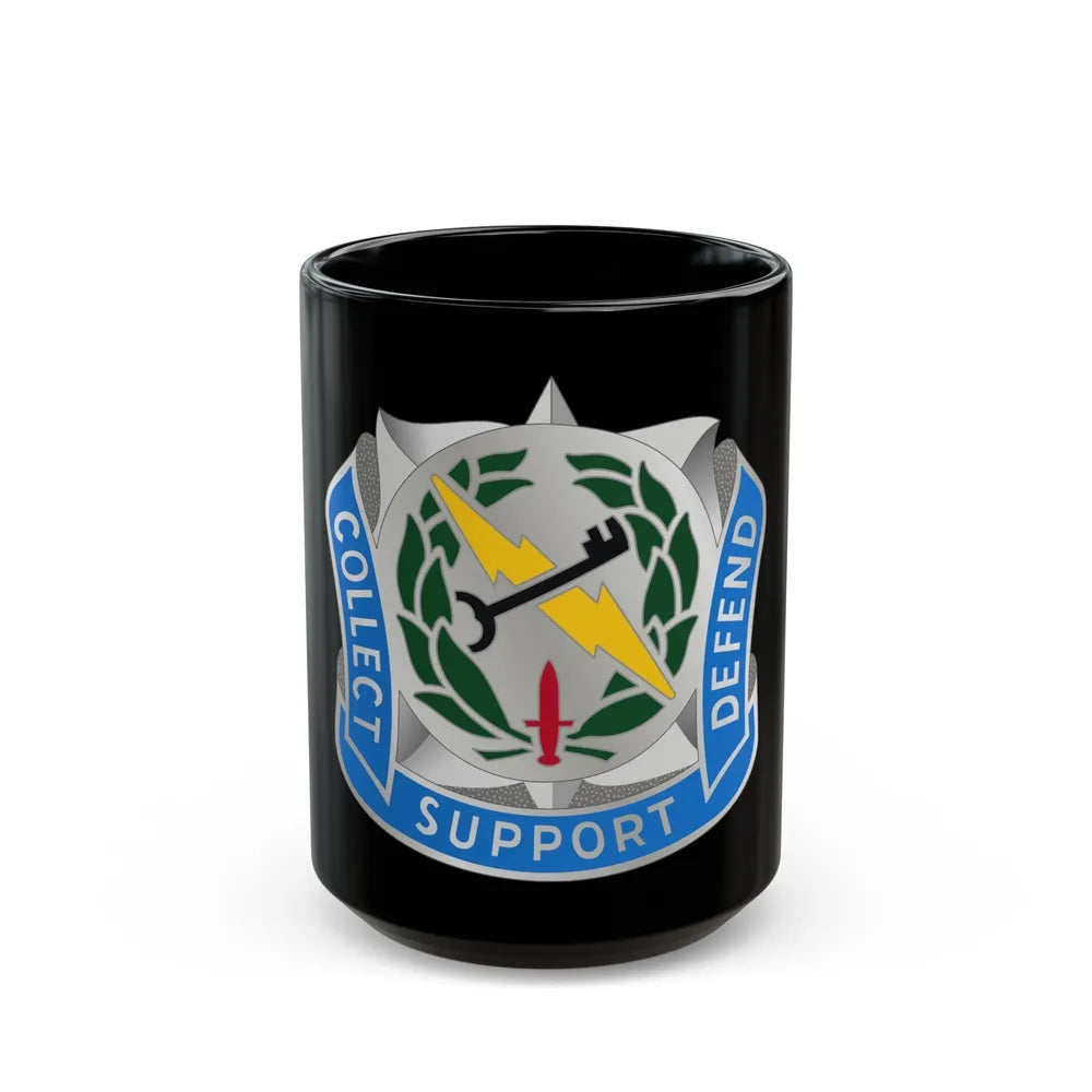 373 Military Intelligence Battalion (U.S. Army) Black Coffee Mug-15oz-Go Mug Yourself