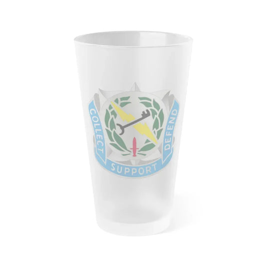 373 Military Intelligence Battalion (U.S. Army) Frosted Pint Glass 16oz Default Title - Go Mug Yourself