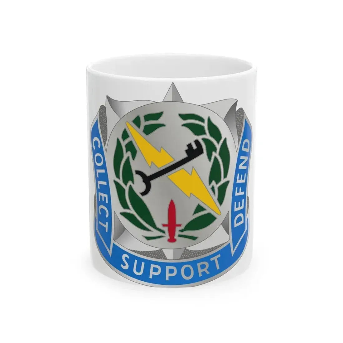 373 Military Intelligence Battalion (U.S. Army) White Coffee Mug 11oz - Go Mug Yourself