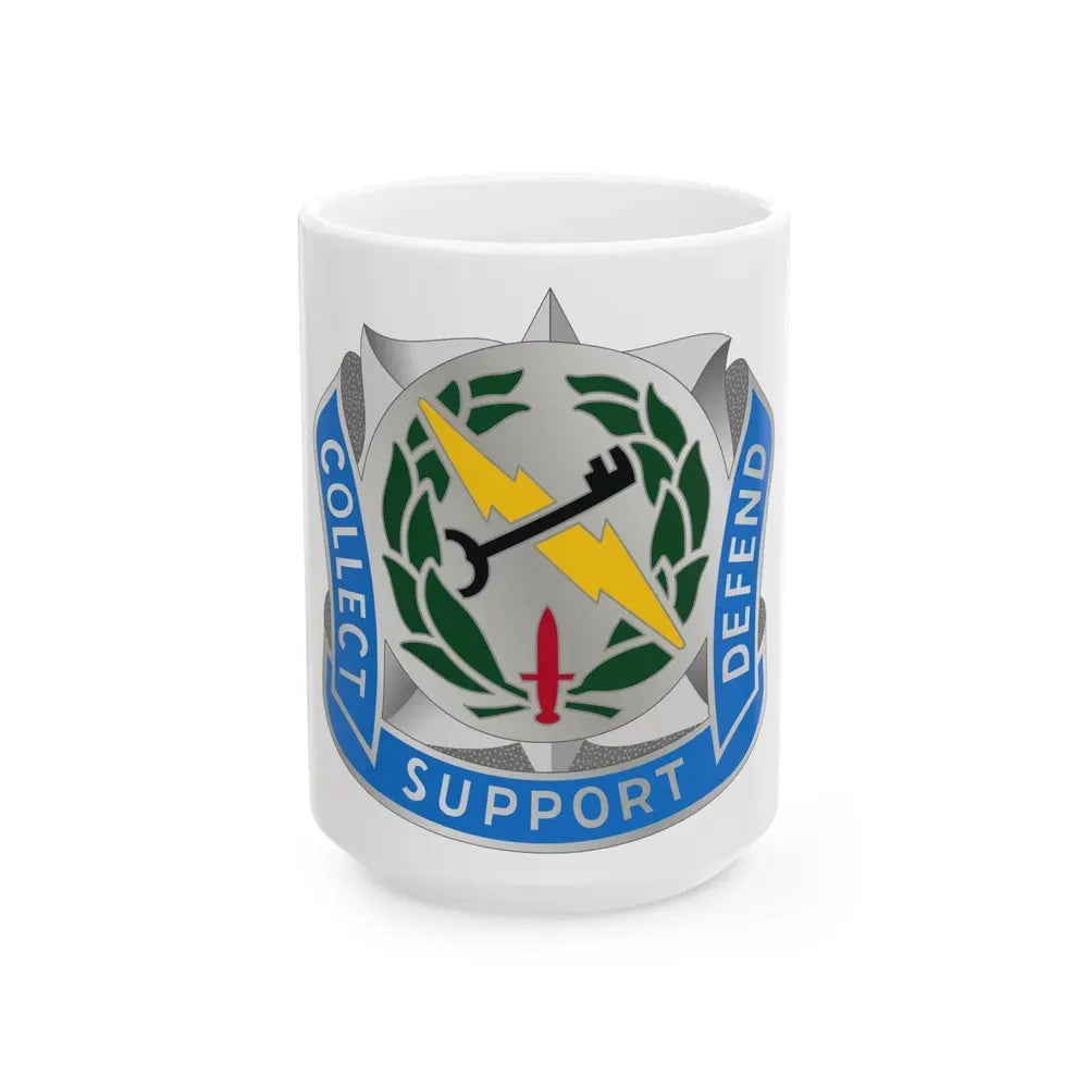 373 Military Intelligence Battalion (U.S. Army) White Coffee Mug 15oz - Go Mug Yourself