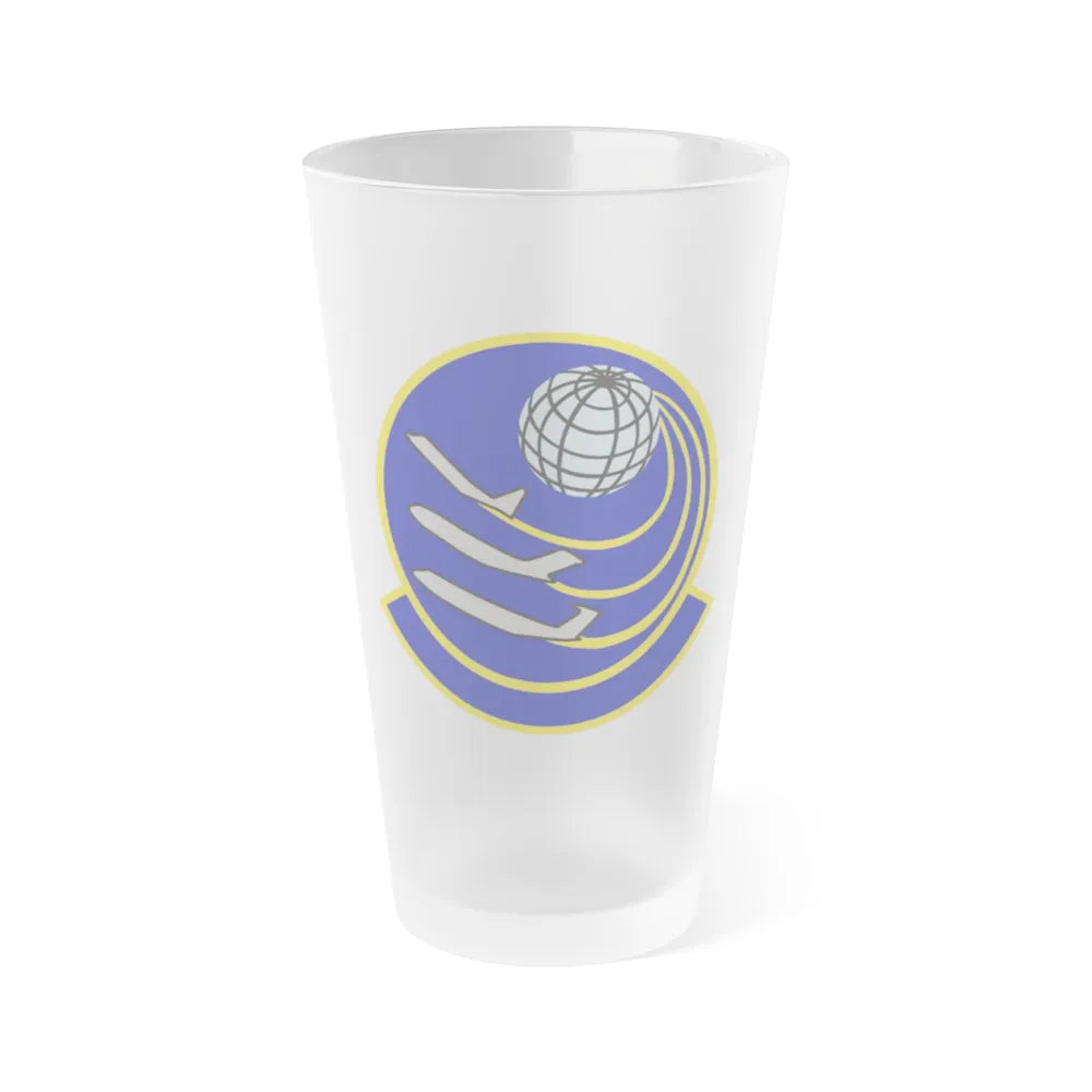 373 Training Squadron AETC (U.S. Air Force) Frosted Pint Glass 16oz-16oz-Frosted-Go Mug Yourself