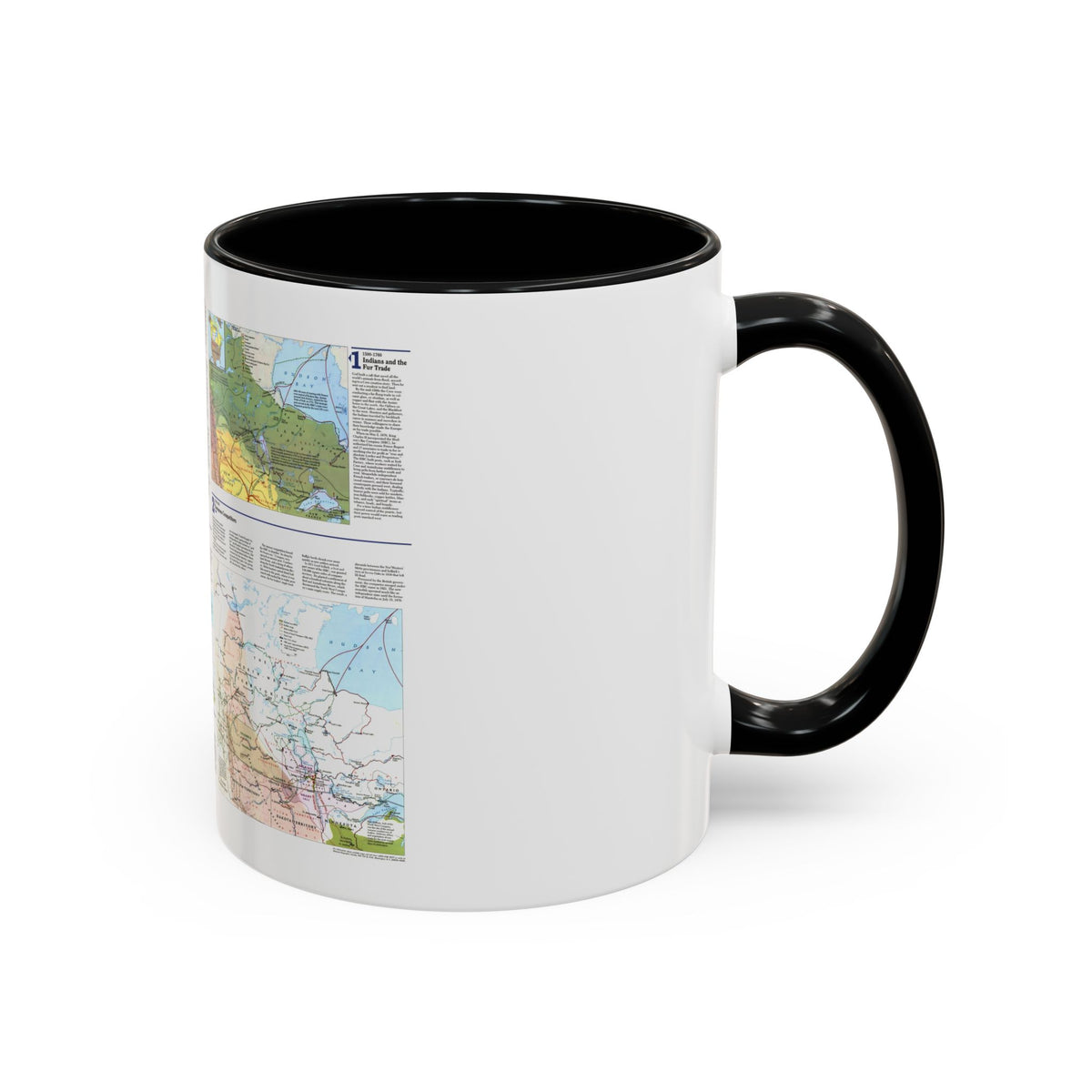 Canada - Prairie Provinces 2 (1995) (Map) Accent Coffee Mug