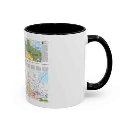 Canada - Prairie Provinces 2 (1995) (Map) Accent Coffee Mug
