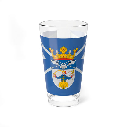 Flag of Fulopjakab ceremonial (Hungary) Pint Glass 16oz