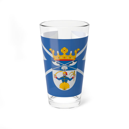 Flag of Fulopjakab ceremonial (Hungary) Pint Glass 16oz