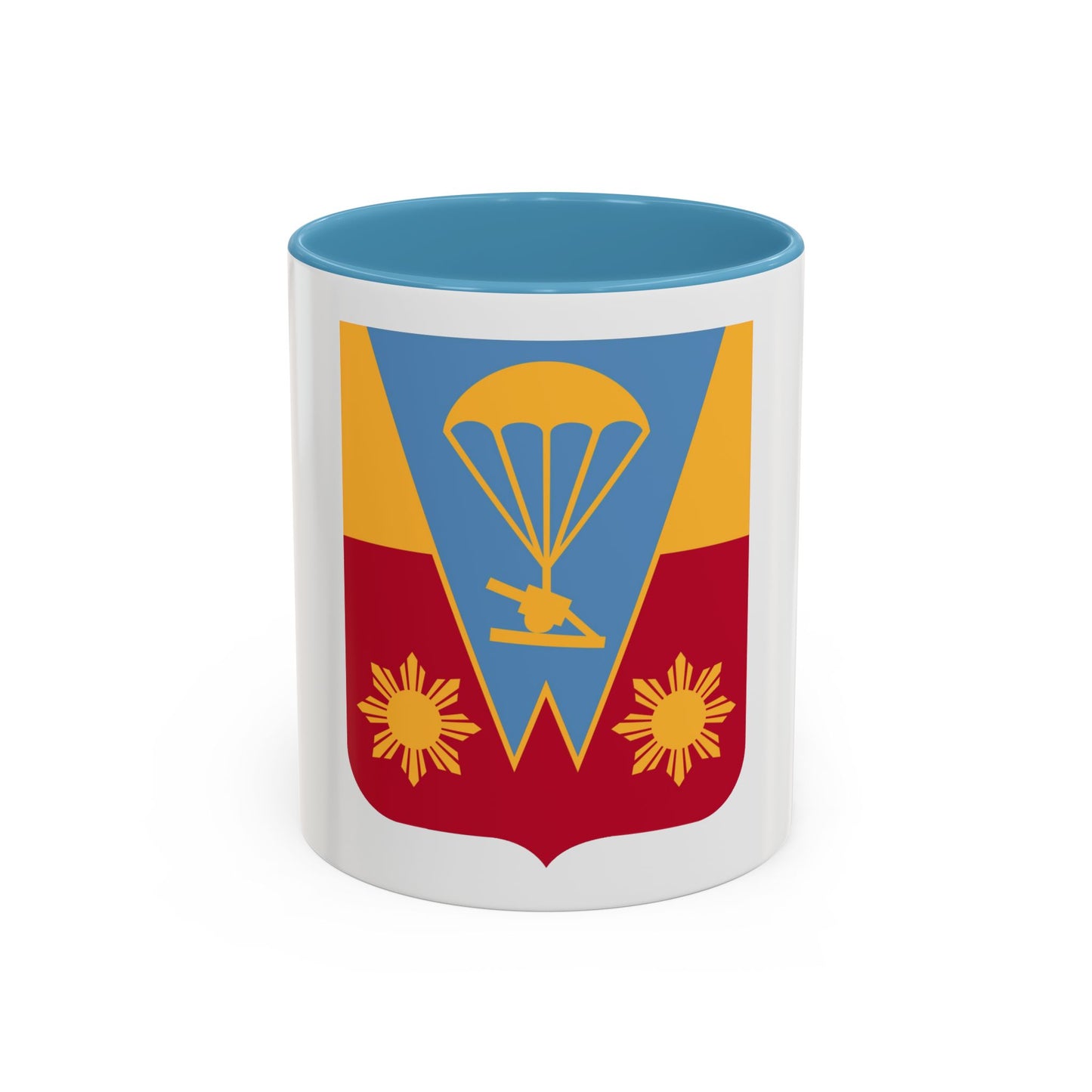 674th Airborne Field Artillery Battalion v2 (U.S. Army) Accent Coffee Mug