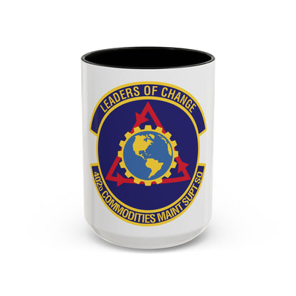 402d Commodities Maintenance Support Squadron (U.S. Air Force) Accent Coffee Mug