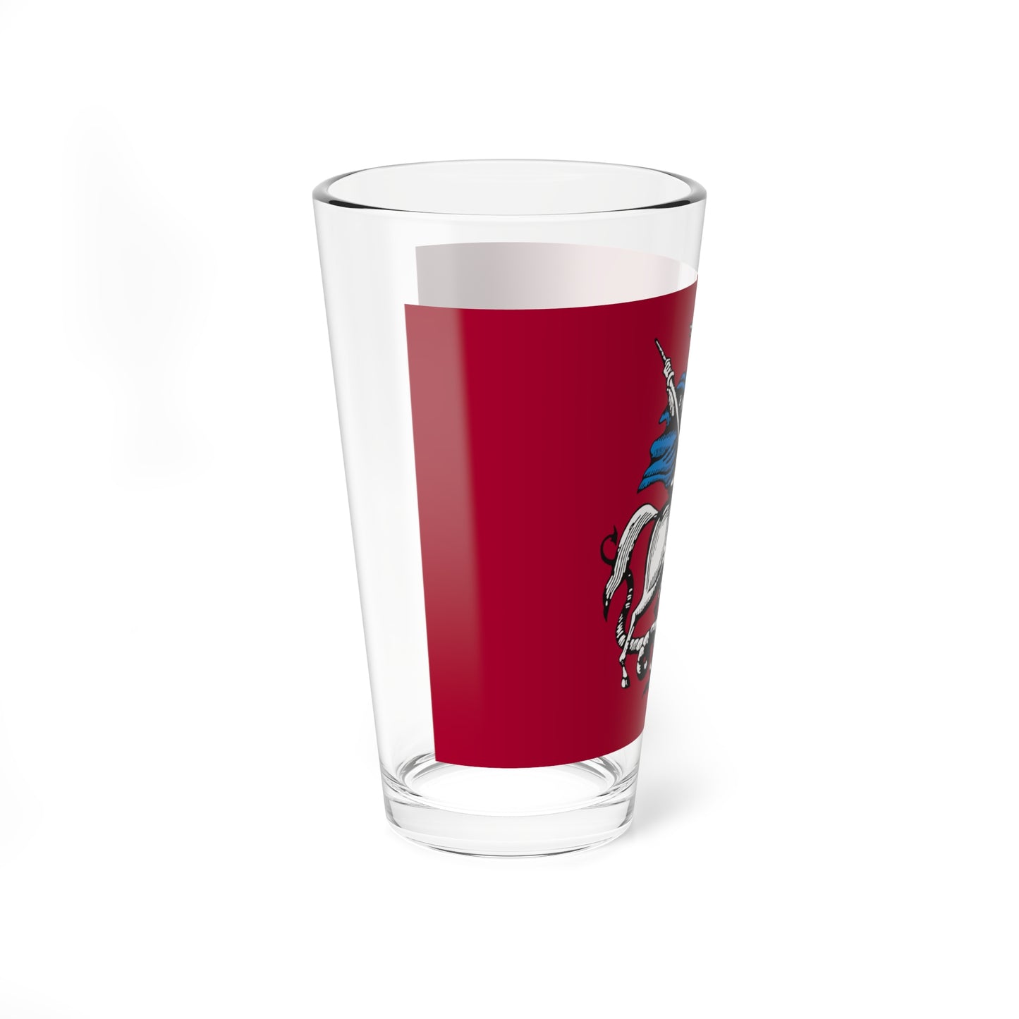 Flag of Moscow Russia (Russia) Pint Glass 16oz