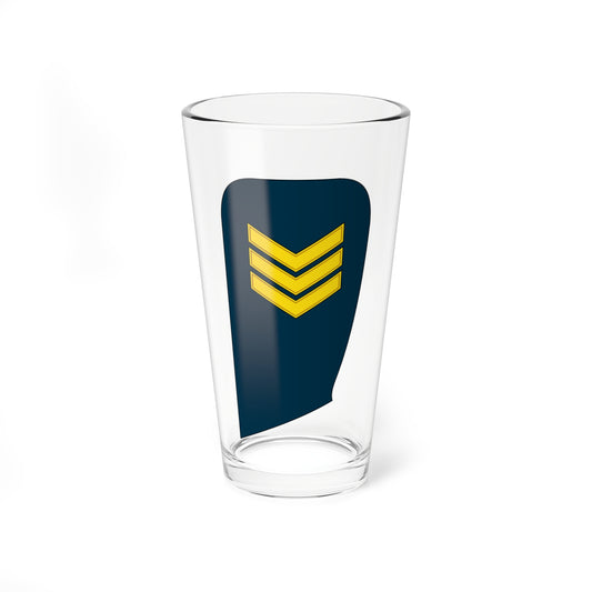 07 Lithuania Air Force SSG (Lithuania) (Military Rank) Pint Glass 16oz