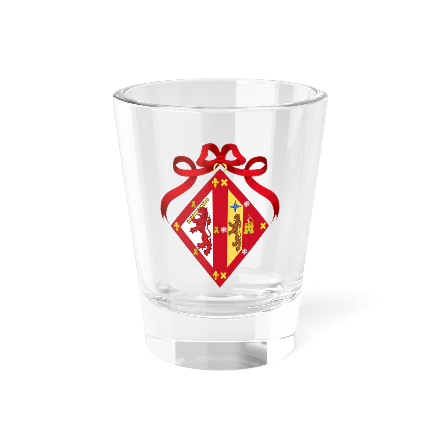 Coat of Arms of Isabel Díaz Ayuso (Spain) (Coat of Arms) Shot Glass 1.5oz