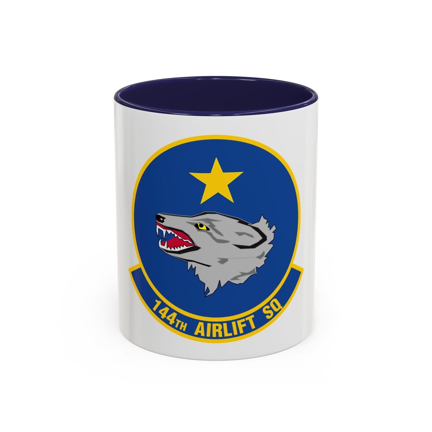 144 Airlift Squadron (U.S. Air Force) Accent Coffee Mug