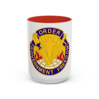 353 Civil Affairs Command 2 (U.S. Army) Accent Coffee Mug