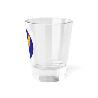 Verre à liqueur avec insigne historique de l'armée de l'air (US Air Force) 1,5 oz