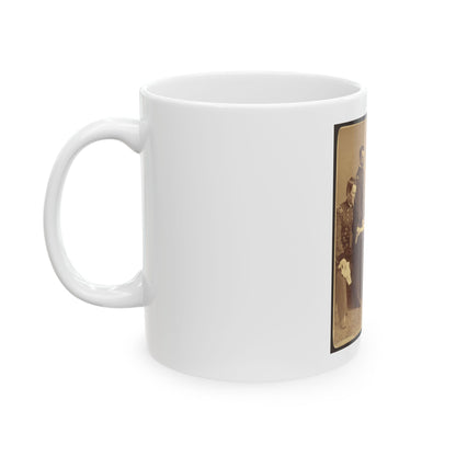 Sheridan And His Generals (U.S. Civil War) White Coffee Mug