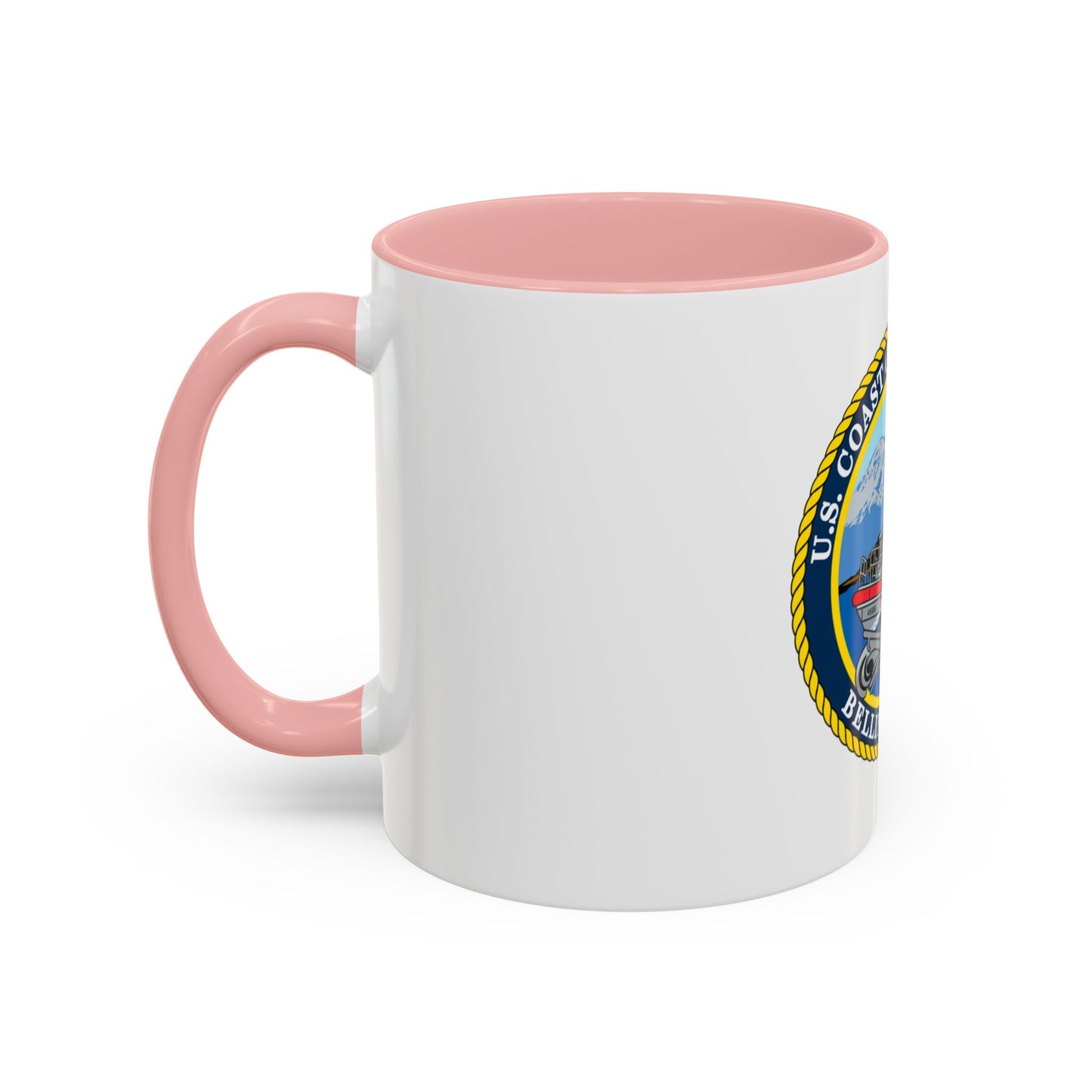 USCG Station Bellingham WA (U.S. Coast Guard) Accent Coffee Mug