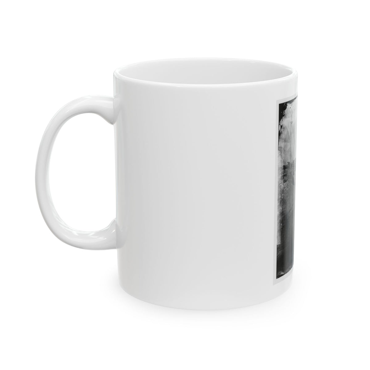 Fort Pulaski, Ga. Interior View Of Rear Parapet (U.S. Civil War) White Coffee Mug