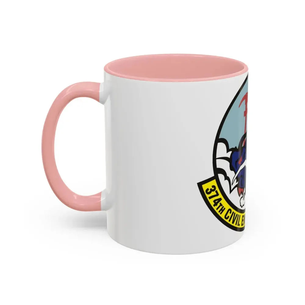 374 Civil Engineer Squadron PACAF (U.S. Air Force) Accent Coffee Mug - Go Mug Yourself