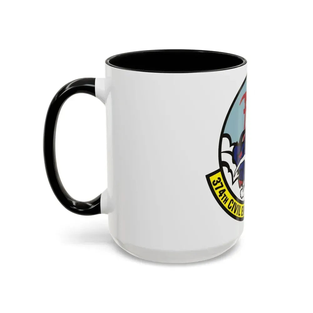374 Civil Engineer Squadron PACAF (U.S. Air Force) Accent Coffee Mug - Go Mug Yourself