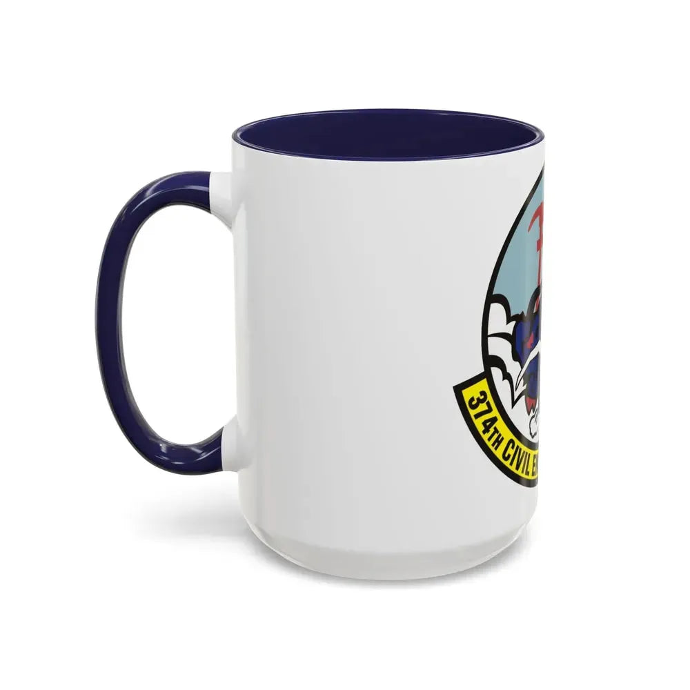 374 Civil Engineer Squadron PACAF (U.S. Air Force) Accent Coffee Mug - Go Mug Yourself
