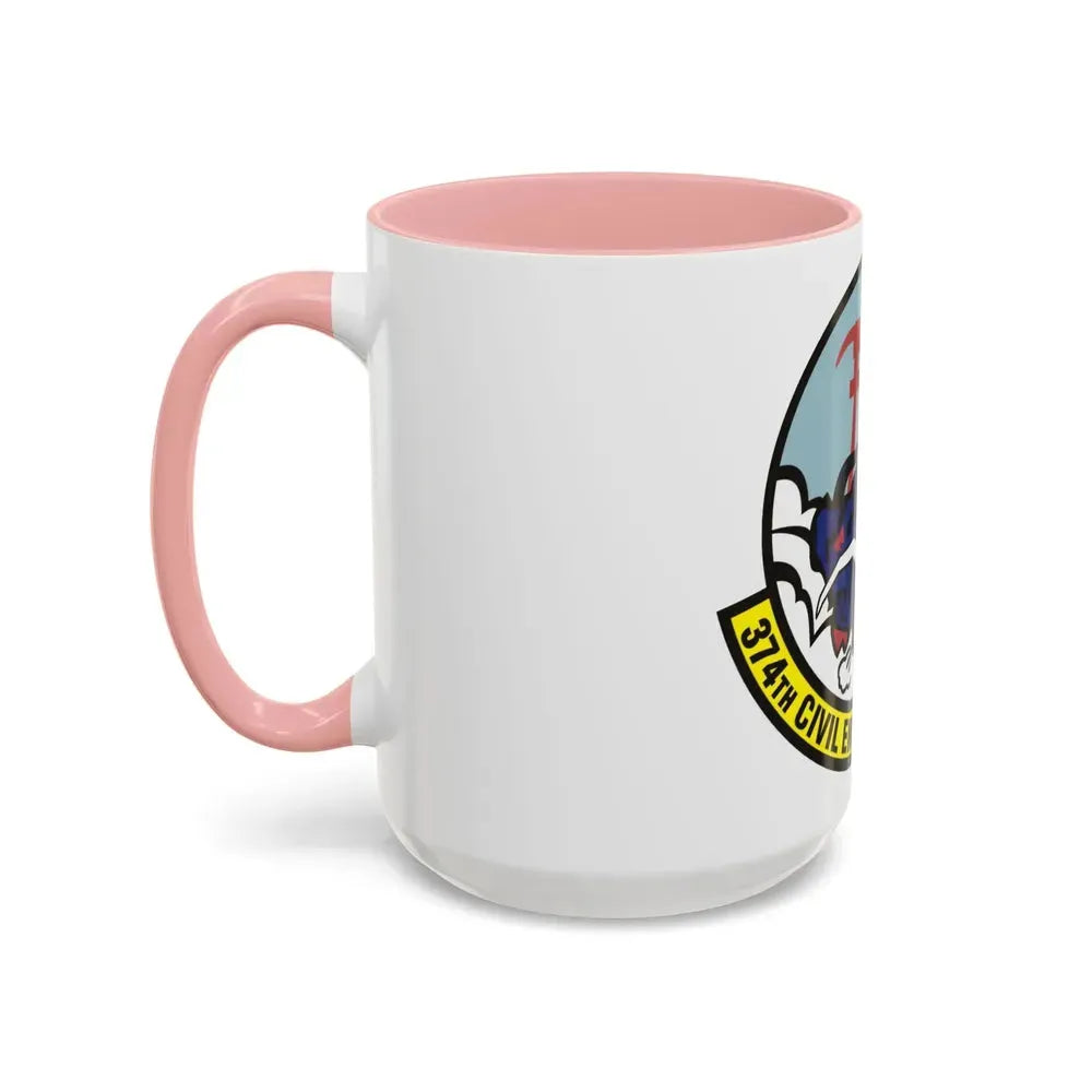 374 Civil Engineer Squadron PACAF (U.S. Air Force) Accent Coffee Mug - Go Mug Yourself