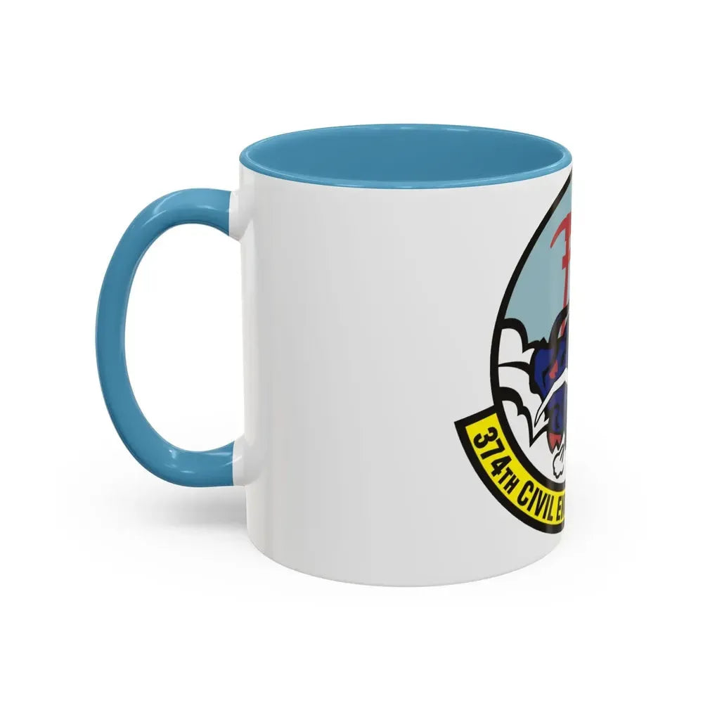 374 Civil Engineer Squadron PACAF (U.S. Air Force) Accent Coffee Mug - Go Mug Yourself