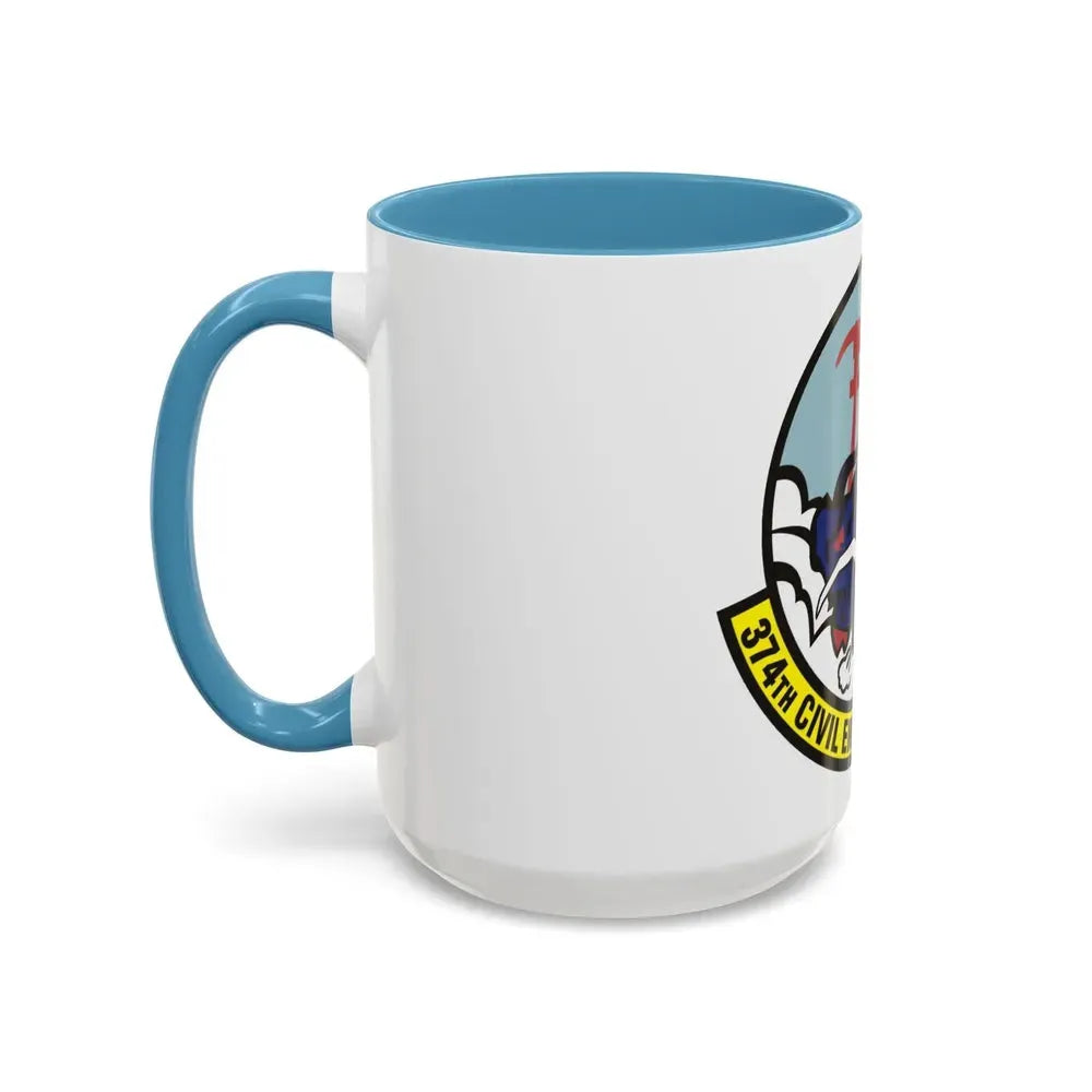 374 Civil Engineer Squadron PACAF (U.S. Air Force) Accent Coffee Mug - Go Mug Yourself