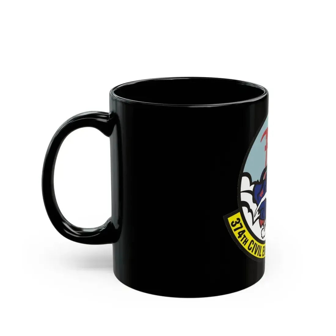 374 Civil Engineer Squadron PACAF (U.S. Air Force) Black Coffee Mug - Go Mug Yourself