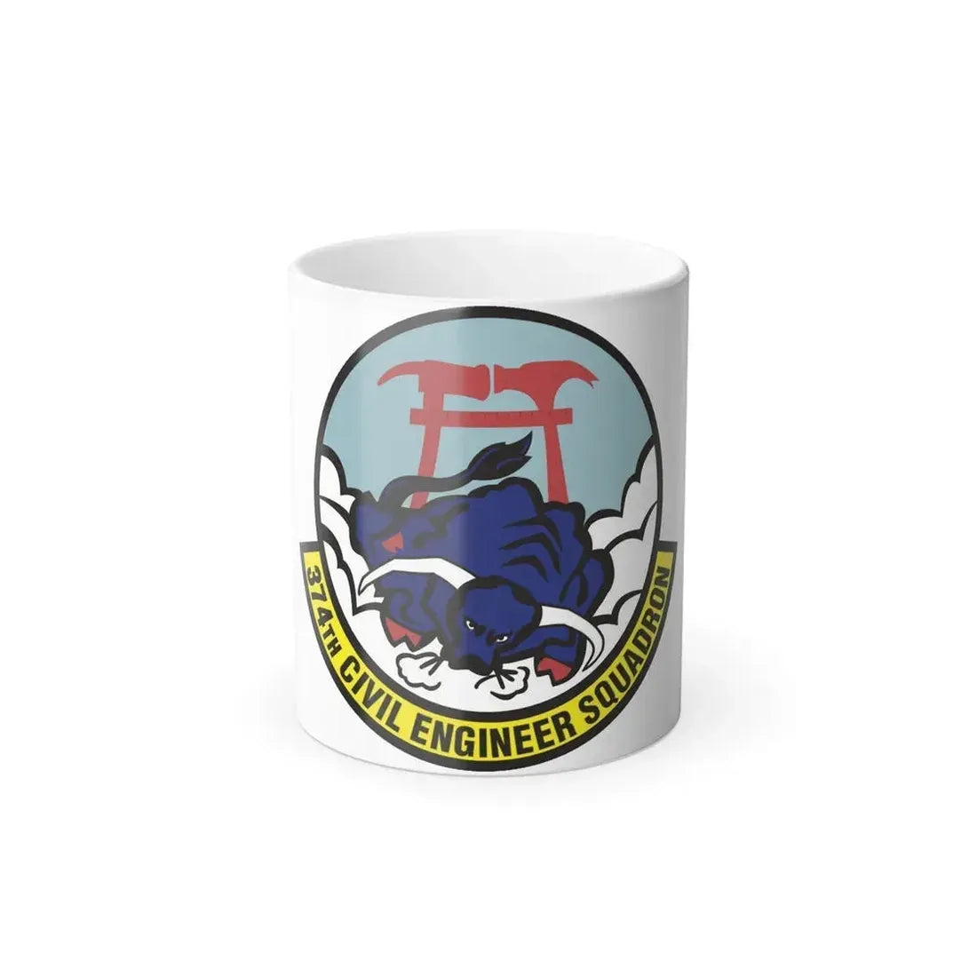 374 Civil Engineer Squadron PACAF (U.S. Air Force) Color Changing Coffee Mug 11oz - Go Mug Yourself