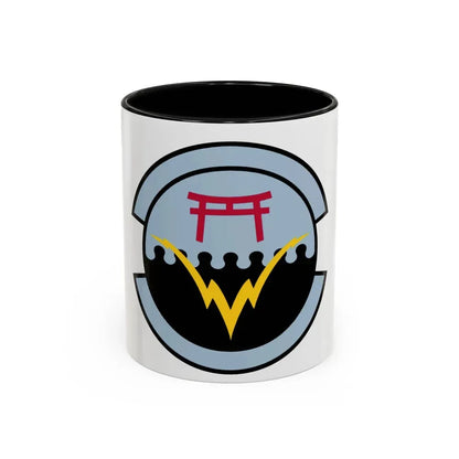 374 Communications Squadron PACAF (U.S. Air Force) Accent Coffee Mug 11oz Black - Go Mug Yourself