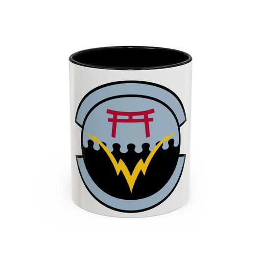 374 Communications Squadron PACAF (U.S. Air Force) Accent Coffee Mug 11oz Black - Go Mug Yourself