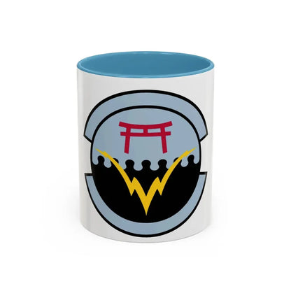 374 Communications Squadron PACAF (U.S. Air Force) Accent Coffee Mug 11oz Light Blue - Go Mug Yourself